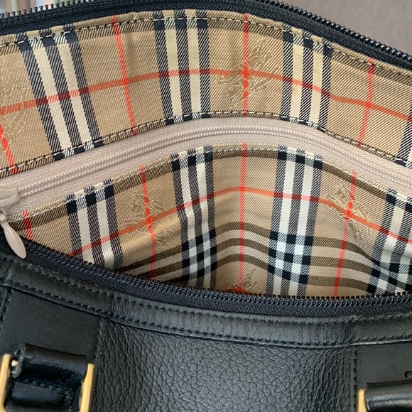 ❤️❤️sOLD❤️❤️Burberrys vintage Boston leather bag - Picture 12 of 14